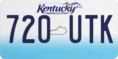 KY license plate 720UTK