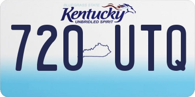 KY license plate 720UTQ