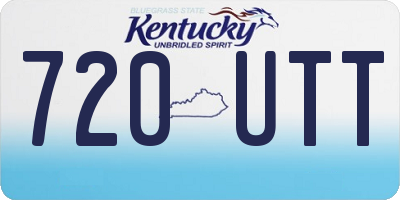 KY license plate 720UTT