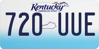 KY license plate 720UUE