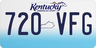 KY license plate 720VFG