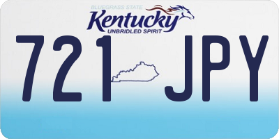 KY license plate 721JPY