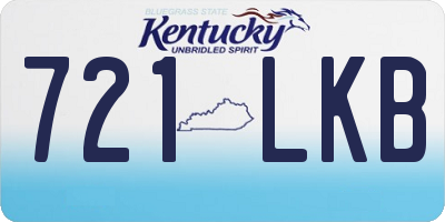 KY license plate 721LKB