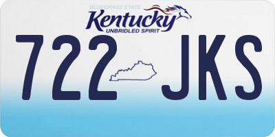 KY license plate 722JKS