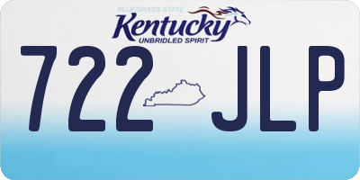 KY license plate 722JLP