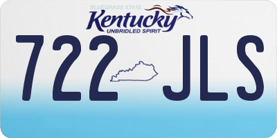 KY license plate 722JLS