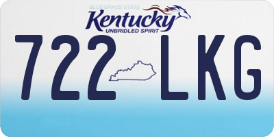 KY license plate 722LKG