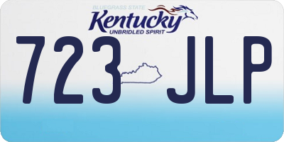 KY license plate 723JLP