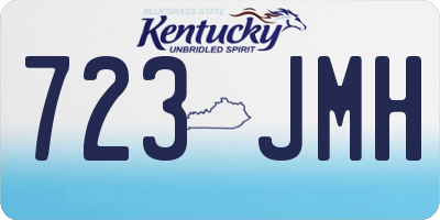KY license plate 723JMH
