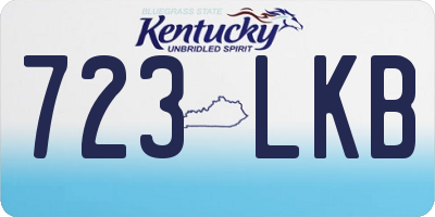 KY license plate 723LKB