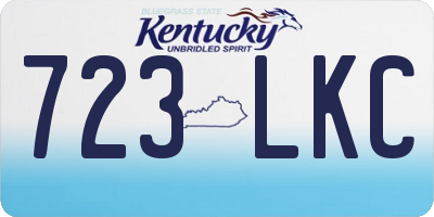 KY license plate 723LKC