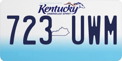 KY license plate 723UWM