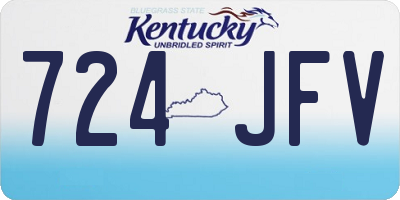 KY license plate 724JFV