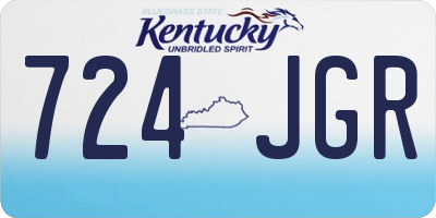 KY license plate 724JGR