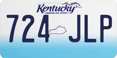 KY license plate 724JLP