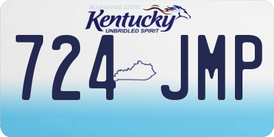 KY license plate 724JMP