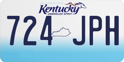 KY license plate 724JPH