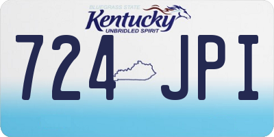 KY license plate 724JPI