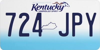 KY license plate 724JPY