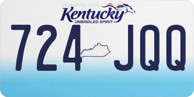 KY license plate 724JQQ