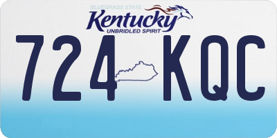 KY license plate 724KQC