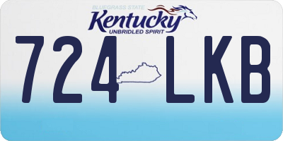 KY license plate 724LKB