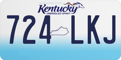 KY license plate 724LKJ