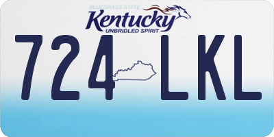 KY license plate 724LKL