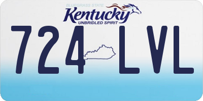KY license plate 724LVL