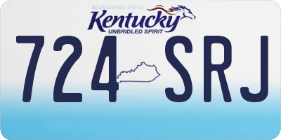 KY license plate 724SRJ