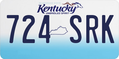 KY license plate 724SRK