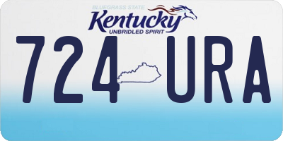 KY license plate 724URA