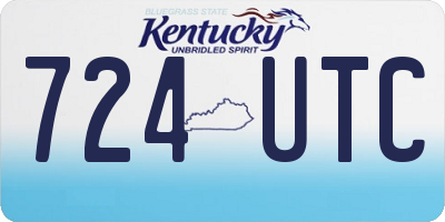 KY license plate 724UTC