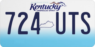 KY license plate 724UTS