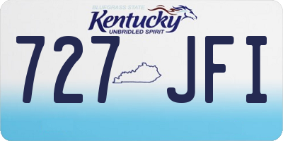 KY license plate 727JFI