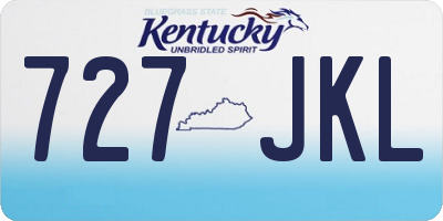 KY license plate 727JKL