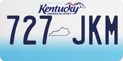 KY license plate 727JKM