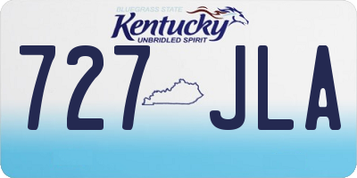 KY license plate 727JLA