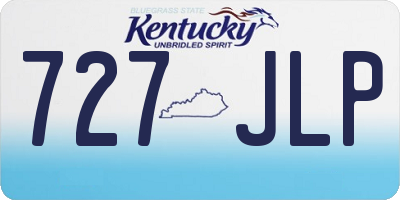 KY license plate 727JLP