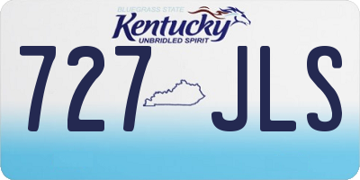 KY license plate 727JLS