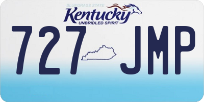 KY license plate 727JMP