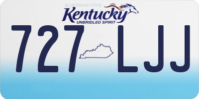 KY license plate 727LJJ