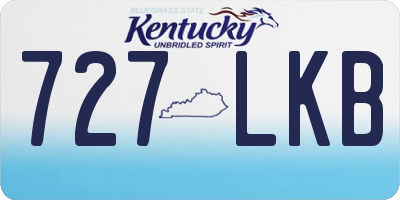 KY license plate 727LKB