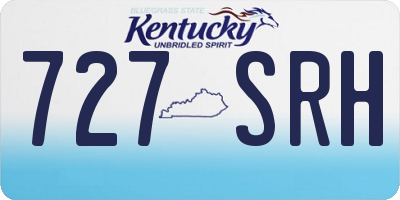 KY license plate 727SRH