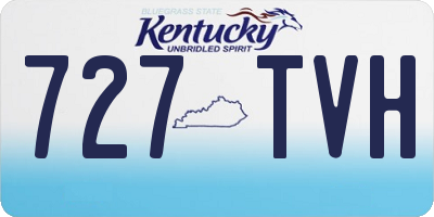 KY license plate 727TVH