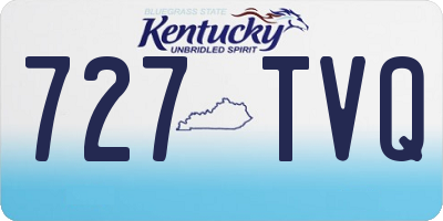 KY license plate 727TVQ