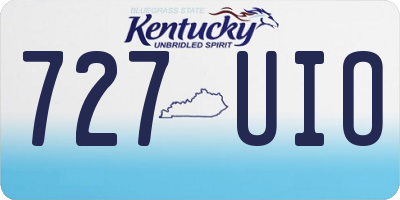 KY license plate 727UIO