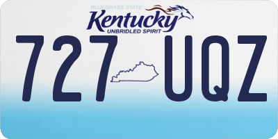 KY license plate 727UQZ