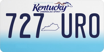 KY license plate 727URO
