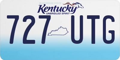 KY license plate 727UTG